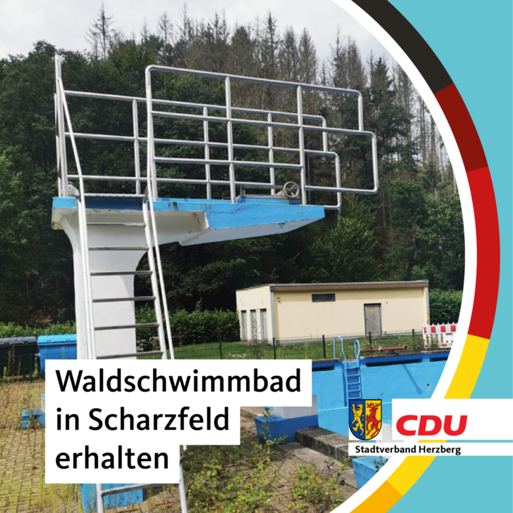 waldschwimmbad scharzfeld, sprungturm, scharzfeld, ortsteil herzberg