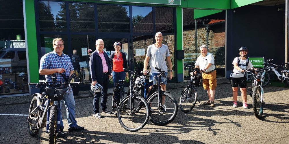 gruppenfoto e-bike fahrradtour